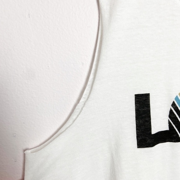 SPIRITUAL GANGSTER | Love Graphic White Crop Tank - Picture 7 of 8